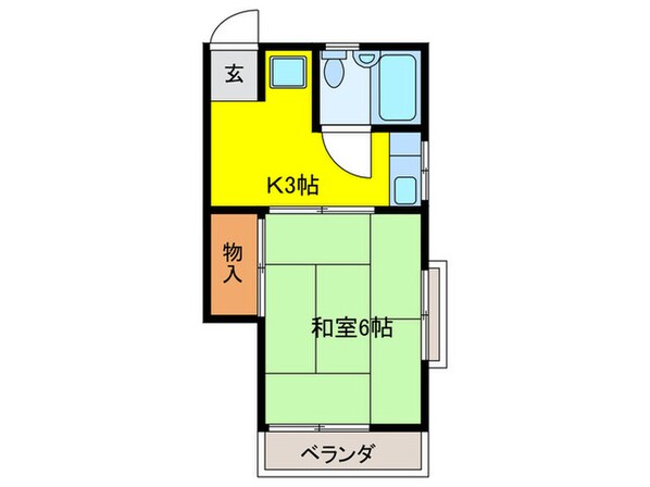 あかねハイツの物件間取画像